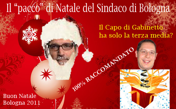 IL CAPO DI GABINETTO DEL COMUNE DI BOLOGNA AVEVA SOLO LA TERZA MEDIA! ALLE 1700 DI OGGI SI E’ DIMESSO.