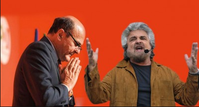 Grillo pesta Bersani, i suoi troll si corcano fra loro