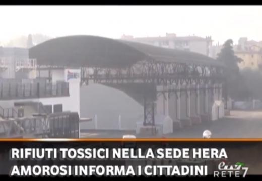 Video rifiuti tossici sotto sede Hera e i dipendenti non sanno