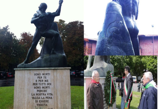 Da ridere. Il monumento al partigiano è un guerriero fascista e…